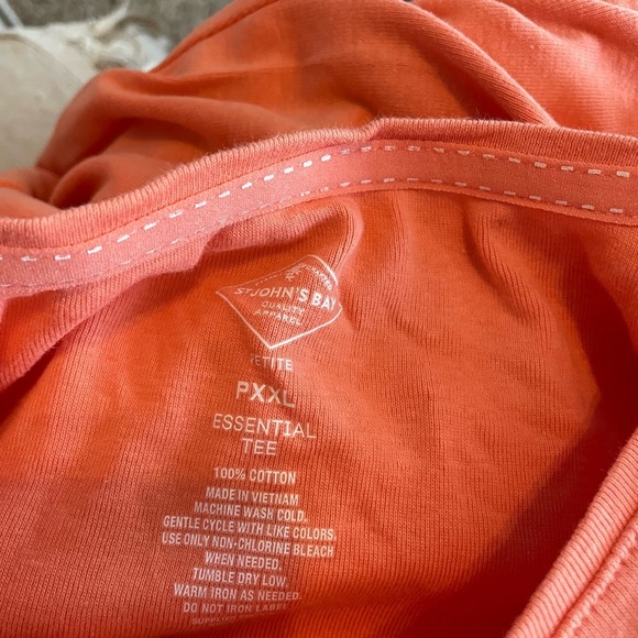 St. John’s Bay tangerine top PXXL - Picture 4 of 4
